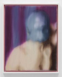 William E. Jones, Gerhard Richter Asphyxiating Himself (2024). Courtesy David Kordansky Gallery.