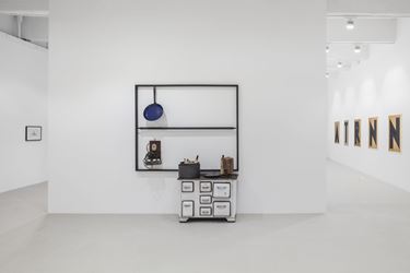 Exhibition view: Fabio Mauri, With Out, Hauser & Wirth, 22nd Street New York (25 January–7 April 2018). © Estate Fabio Mauri. Courtesy the Estate and Hauser & Wirth. Photo: Timothy Doyon.