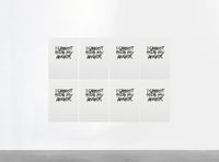 I Cannot Hide My Anger by Monica Bonvicini contemporary artwork print