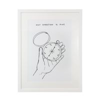 Any Direction Is Fine by David Shrigley contemporary artwork print