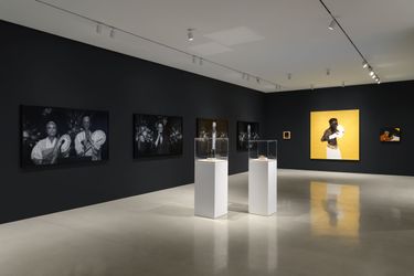 Installation view: Strike Fast, Dance Lightly: Artists on Boxing, The FLAG Art Foundation (16 June–11 August 2023). Courtesy The FLAG Art Foundation. Photo: Steven Probert.
