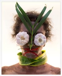 Masking, Garlic Mask, p54 from Indigenous Woman by Martine Gutierrez contemporary artwork photography, print