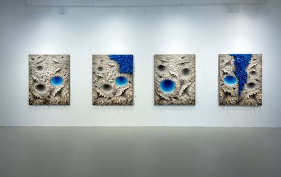Exhibition view: Chun Kwang Young, Memories, Messages And Meanings, Sundaram Tagore Gallery, New York (2 May–1 June 2024). Courtesy Sundaram Tagore Gallery.