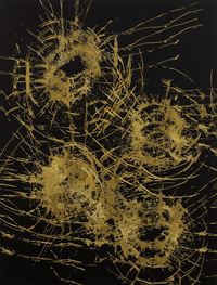 Gold Constellation No.3 by Zhao Zhao contemporary artwork textile