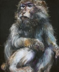 Lonely Monkey #3 by Li Tianbing contemporary artwork painting