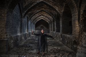 Dance in the Ruins by Tahmineh Monzavi contemporary artwork moving image