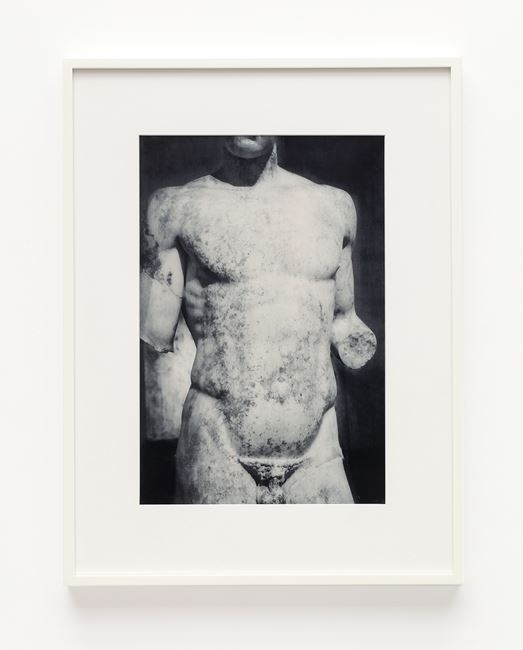 Athlete’s torso by James Welling contemporary artwork