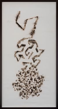 Wind Study (Gosper Curve) by Jitish Kallat contemporary artwork works on paper, drawing