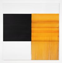 Exposed Painting Quinacridone Gold by Callum Innes contemporary artwork painting