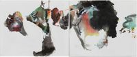 Untitled 27 diptych by Chuang Che contemporary artwork painting, works on paper