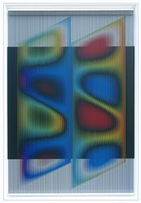 Come...colorare il vento by Alberto Biasi contemporary artwork painting, mixed media