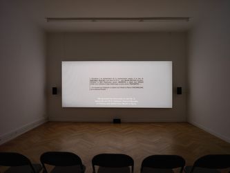 Exhibition view: Eric Baudelaire, Afterimage, Barbara Wien, Berlin (16 February–13 April 2019). Courtesy Barbara Wien.