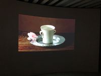 A Rose and A Cup by Shirazeh Houshiary contemporary artwork sculpture, moving image