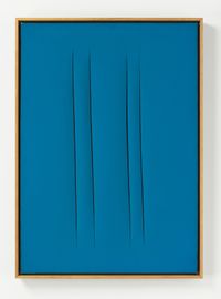 Concetto Spaziale, Attese by Lucio Fontana contemporary artwork painting