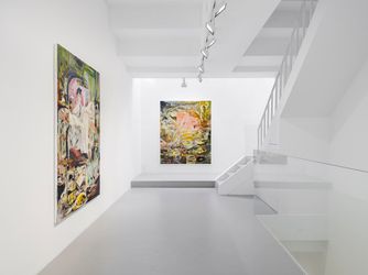 Exhibition view: Cecily Brown,Nana and other stories, Gladstone Gallery, Seoul (26 April–8 June 2024). © Cecily Brown. Courtesy the artist and Gladstone Gallery. Photo: Jeon Byung-cheol.