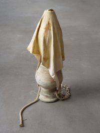 Here by Dan Lie contemporary artwork textile, ceramics