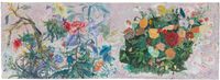 Delacroix and Zhao Zhiqian 1 by Qi Lan contemporary artwork works on paper