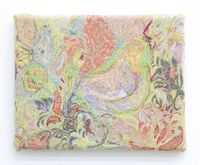 parade: extra 2 by Flora Hauser contemporary artwork painting, textile