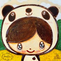 PANDA☆GIRL by Ko-Hey! Arikawa contemporary artwork painting