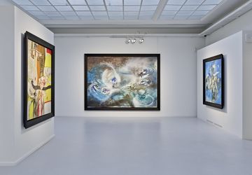 Exhibition view: Roberta Matta, Les Témoins d’Univers, Galerie Gmurzynska, Talstrasse 37, Zurich (9 June–31 August 2022). Courtesy Galerie Gmurzynska.