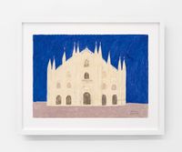 Night Duomo by Huang Hai-Hsin contemporary artwork works on paper, drawing