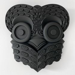 Kereama Taepa, Pākati1UP, (2022). 3D printed polyamide and lacquer. 290 x 300 x 50mm. Courtesy Jhana Millers.