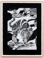 Tsugigami Tiger by Kour Pour contemporary artwork 1