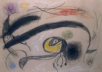 Oiseaux by Joan Miró contemporary artwork works on paper