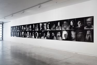 Trent Parke, The Camera is God: Street Portrait Series, 2016, Exhibition view, Two Rooms, Auckland. Courtesy Two Rooms, Auckland.