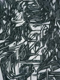 Cryptic Surge by Takashi Naraha contemporary artwork works on paper, drawing