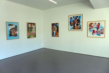Exhibition view: Don Driver, Collages at Hamish McKay Gallery (3 March–1 April 2017). Courtesy Hamish McKay Gallery.