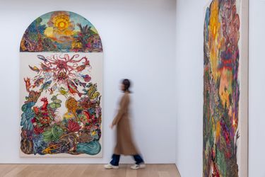 Exhibition view: Group Exhibition, Wonderland, Lehmann Maupin, Seoul (11 January–24 February 2024). Courtesy the artists and Lehmann Maupin, New York, Seoul, and London. Photo by Creative Resource.