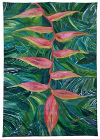 Tropical Heliconia by Pacita Abad contemporary artwork painting