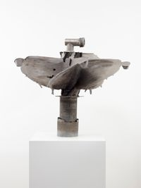 Dinamica verticale [Vertical dynamics] by Eliseo Mattiacci contemporary artwork sculpture