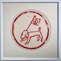 Peace Dog (Red) by Yoshitomo Nara contemporary artwork 1