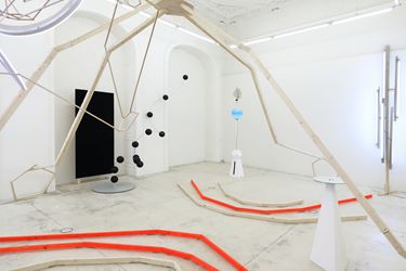 Exhibition view: Björn Dahlem, Der Wahrheitsraum (Paulus Somni) – The Truth Room (Paulus Somni), Galerie Krinzinger, Vienna (3 September–17 October 2020). Courtesy Galerie Krinzinger.