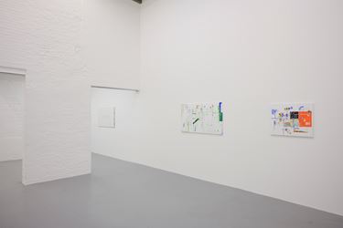 Exhibition view: Bart Stolle, low fixed media show, Zeno X Gallery, Antwerp (31 October–22 December 2018). Courtesy Zeno X Gallery.
