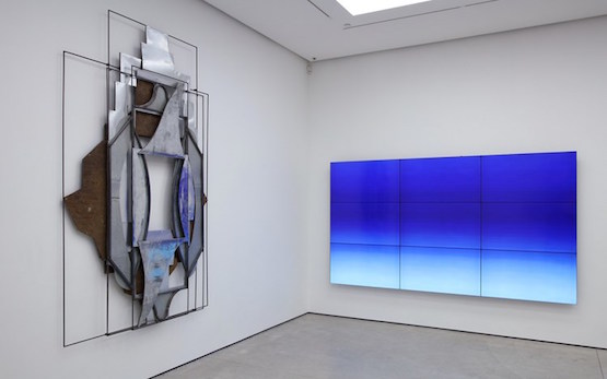 Exhibition view, Liu Wei, Silver, 2015. Image