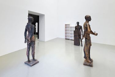 Exhibition view: Heimo Zobernig, New and New, MEYER*KAINER, Vienna (19 January–2 March 2024). Courtesy MEYER*KAINER.
