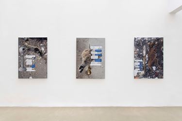 Exhibition view: Hassan Khan, Sentences for a New Order, Galerie Chantal Crousel, Paris (18 April–18 May 2019). Courtesy the artist and Galerie Chantal Crousel, Paris. Photo: Martin Argyroglo.