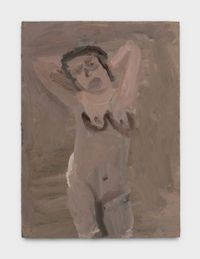 Nude with Arms Raised by Janice Nowinski contemporary artwork painting, works on paper, sculpture