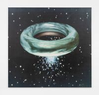 Donut avec amas d’étoiles by Alain Jacquet contemporary artwork painting