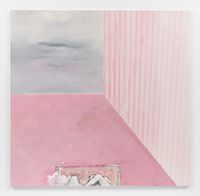 In the Pink Room by Cathy Josefowitz contemporary artwork painting, works on paper, drawing