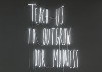Teach Us To Outgrow Our Madness by Alfredo Jaar contemporary artwork sculpture