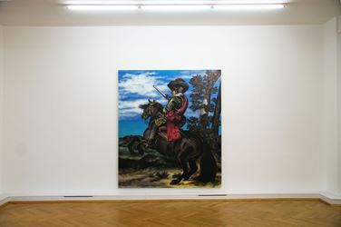 Exhibition view: Stefan à Wengen, Le Singe Peintre, Bernhard Knaus Fine Art, Frankfurt (7 February–23 May 2020). Courtesy Bernhard Knaus Fine Art.
