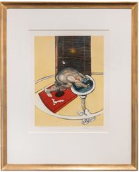 'Homme au lavabo [Figure at a Washbasin] by Francis Bacon contemporary artwork print