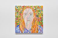 Portrait of Charlotte by Ghada Amer contemporary artwork painting, works on paper, sculpture
