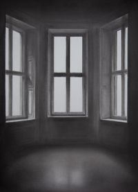 Untitled (Three Windows) by Simon Schubert contemporary artwork works on paper, drawing