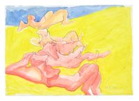 Untitled by Maria Lassnig contemporary artwork painting, works on paper, drawing