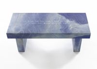 Survival: In a dream you saw... by Jenny Holzer contemporary artwork sculpture, textile